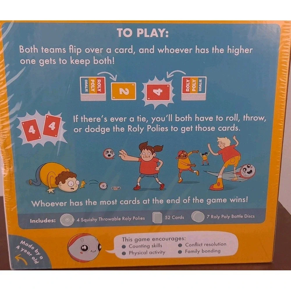 Roly Poly‎ Goalie 2-6 Players - Ages 4+-10 Minutes to Play-Card By Kitten Games